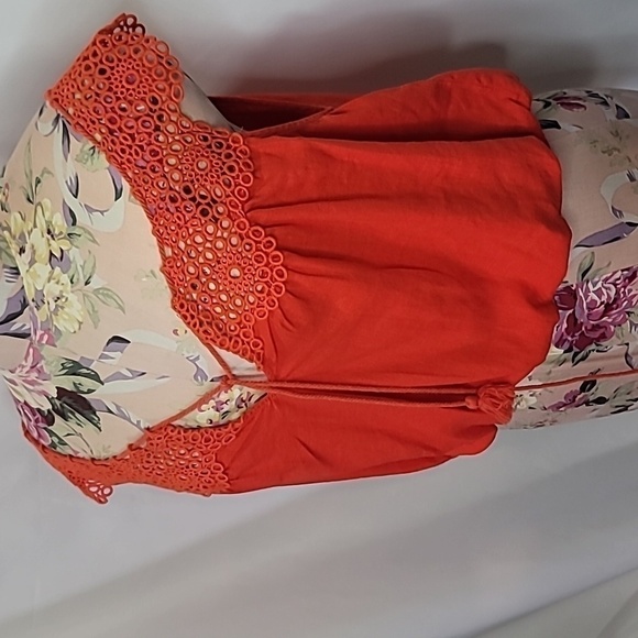 FREE PEOPLE Crochet Scallop Tank Waist Cinch Off the Shoulder - Picture 4 of 8